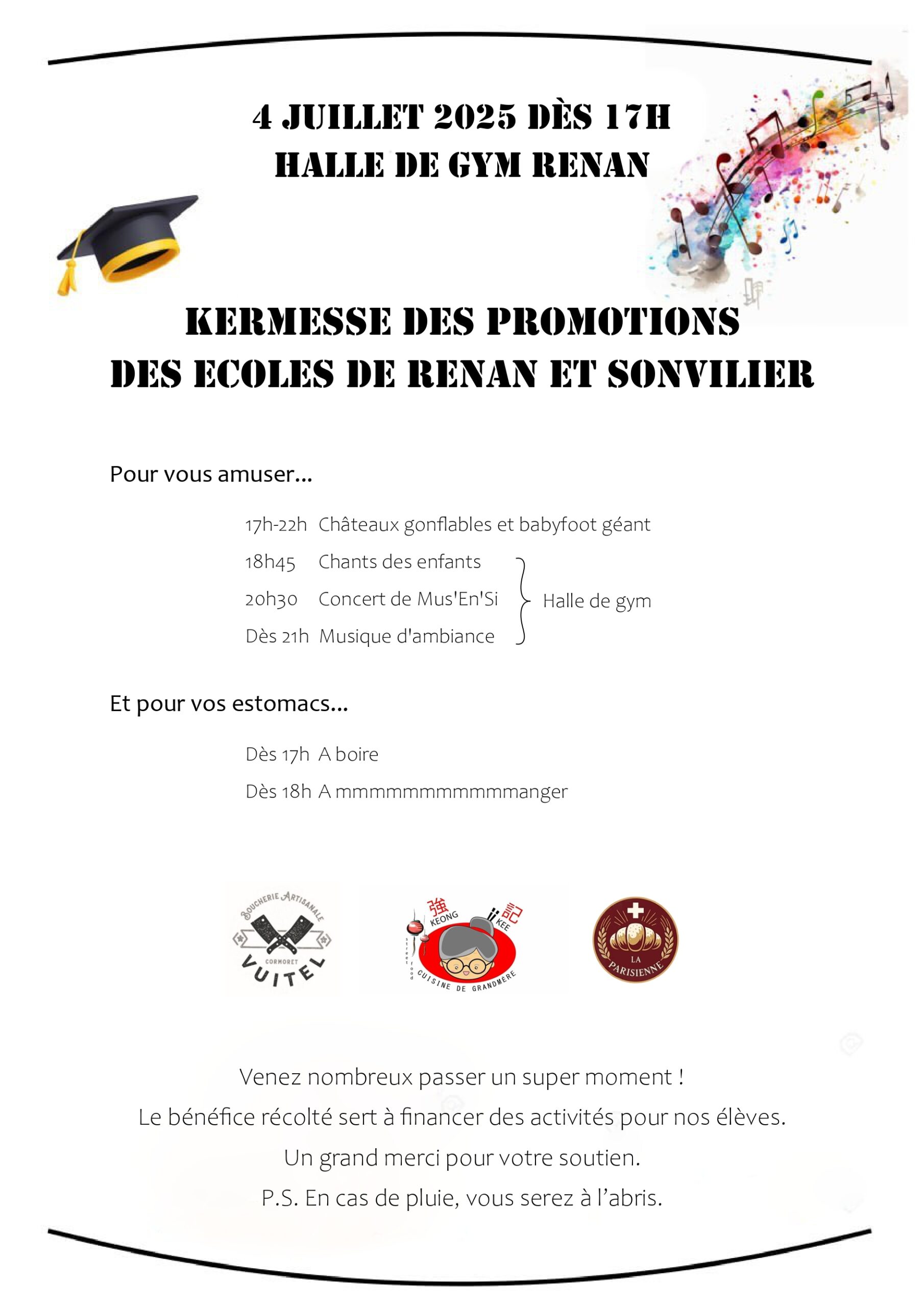 Fête des promotions, 1er août, …