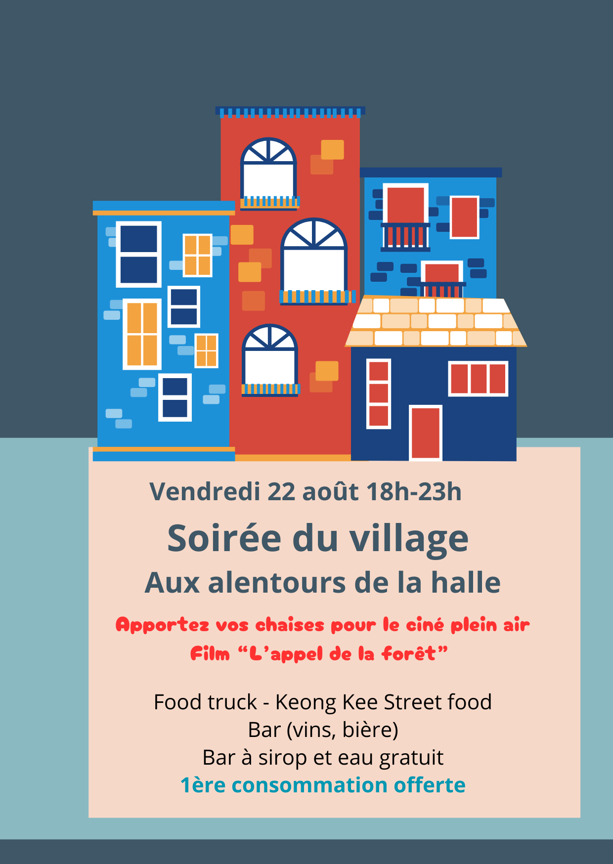 Soirée au village, fête des Etoblons, …